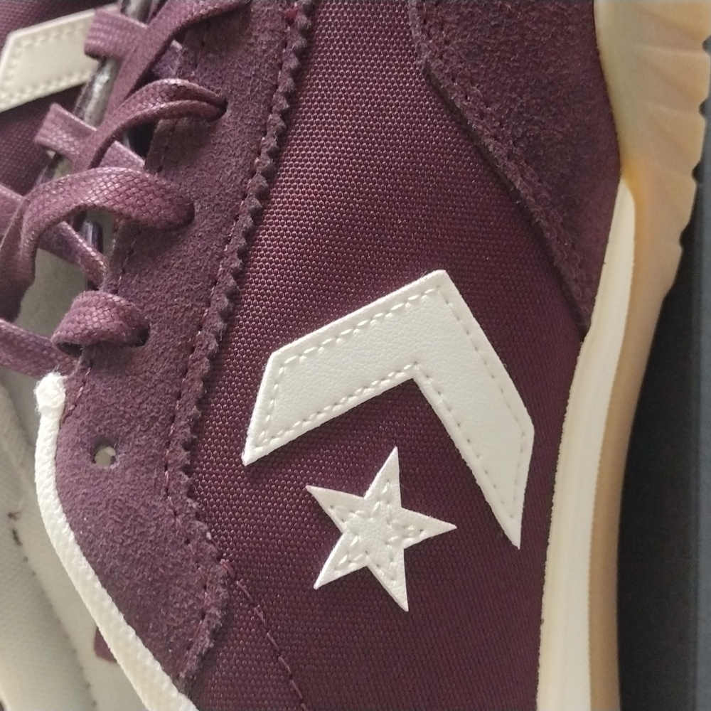 Converse Run Star Trainer. Bloodstone/Egret/White. Low Top Shoe. Unisex - Picture 11 of 16